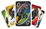 âUNO Jurassic World Dominion Card Game with Movie-Themed Deck, Special Rule and Storage Tin, Gift and Collectible for Dinosaur Fans by Mattel