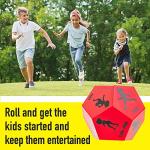 Covelico Kids Workout Equipment - Exercise Dice for Kids | Red Foam Dice for Kids | Kids Fitness with Kids Indoor Play Equipment | Toddler Workout Equipment | Fun and Fitness Equipment for Kids from Covelico PTY LTD