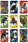 âUNO Jurassic World Dominion Card Game with Movie-Themed Deck, Special Rule and Storage Tin, Gift and Collectible for Dinosaur Fans by Mattel