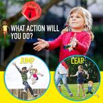 Covelico Kids Workout Equipment - Exercise Dice for Kids | Red Foam Dice for Kids | Kids Fitness with Kids Indoor Play Equipment | Toddler Workout Equipment | Fun and Fitness Equipment for Kids from Covelico PTY LTD