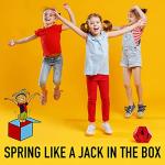 Covelico Kids Workout Equipment - Exercise Dice for Kids | Red Foam Dice for Kids | Kids Fitness with Kids Indoor Play Equipment | Toddler Workout Equipment | Fun and Fitness Equipment for Kids from Covelico PTY LTD