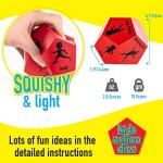 Covelico Kids Workout Equipment - Exercise Dice for Kids | Red Foam Dice for Kids | Kids Fitness with Kids Indoor Play Equipment | Toddler Workout Equipment | Fun and Fitness Equipment for Kids from Covelico PTY LTD