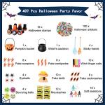 303 Pieces Halloween Party Favors Halloween Novelty Toys Halloween Classroom Treats Halloween Toys Assortment for School Classroom Reward, Trick or Treat, Goodie Bag Filler, Halloween Prize, 28 Styles from Zhanmai