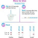 Easy@Home 100 Ovulation (LH) and 20 Pregnancy (HCG) Test Strips Kit, FSA Eligible, Powered by Premom Ovulation Predictor iOS and Android APP, 100 LH + 20 HCG by Easy@Home