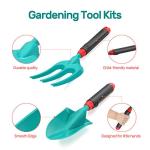 CUTE STONE Kids Gardening Tool Set, Garden Toys with Wheelbarrow, Watering Can, Gardening Gloves, Hand Rake, Shovel, Trowel, Double Hoe, Apron with Pockets, Outdoor Indoor Toys Gift for Boys Girls by Cute Stone