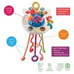 Baby Montessori Sensory Toys - Toddler Travel Toys Educational Learning Activities - Fine Motor Skills Developmental Toys - Gifts for 6 9 12 18 Month Age 1 2 3 One Two Year Old Boys Girls Infant Toys from Foshan Haomiao Maoyi youxiangongsi