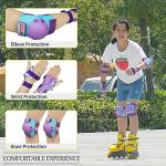 Kids/Youth Knee Pads Elbow Pads Wrist Guards Protective Gear Set ,for Kids Extreme Multi-Sports,Roller Skates Scooter Inline Skating Cycling BMX Bike Skateboard Riding And Outdoor Sports by SOHOUR HOME
