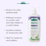 Sleep Easy Calming Lotion | For Babies and Toddlers | Relaxing Bedtime Lotion | Lavender and Chamomile Oils | Perfect for Baby Massage | Made with Natural and Organic Ingredients | (8 fl.oz / 240ml) by Aleva Naturals