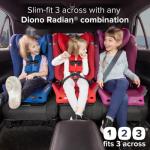 Diono Radian 3RXT Safe+, 4-in-1 Convertible Car Seat, Rear and Forward Facing, Safe Plus Engineering, 3 Stage Infant Protection, 10 Years 1 Car Seat, Slim Fit 3 Across, Red Cherry from Diono