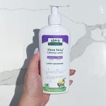 Sleep Easy Calming Lotion | For Babies and Toddlers | Relaxing Bedtime Lotion | Lavender and Chamomile Oils | Perfect for Baby Massage | Made with Natural and Organic Ingredients | (8 fl.oz / 240ml) by Aleva Naturals