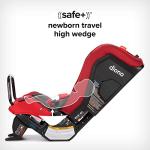Diono Radian 3RXT Safe+, 4-in-1 Convertible Car Seat, Rear and Forward Facing, Safe Plus Engineering, 3 Stage Infant Protection, 10 Years 1 Car Seat, Slim Fit 3 Across, Red Cherry from Diono