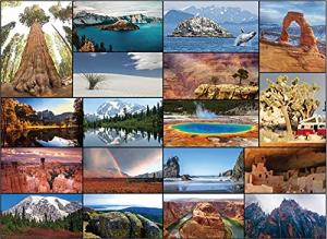 Our National Parks Jigsaw Puzzle - USA National Parks Puzzle, Acadia National Park, Yellowstone National Park, Zion, Arches, Crater Lake, Mount Rainier, Great National Park Gifts (1000 Piece Puzzle) by Better Me
