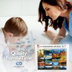 Our National Parks Jigsaw Puzzle - USA National Parks Puzzle, Acadia National Park, Yellowstone National Park, Zion, Arches, Crater Lake, Mount Rainier, Great National Park Gifts (1000 Piece Puzzle) by Better Me