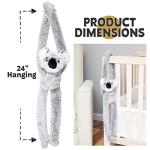 24-Inch Hanging Koala Stuffed AnimalâSpecial Ultra Soft Plush Feel-Paws Connect-Perfect For Comfort, Companionship & Decoration-Bring These Stuffed Koala Plush Home to Boys & Girls Ages 3 and Up from Edgewood Toys