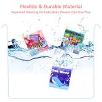 Baby Bath Books,Nontoxic Fabric Soft Baby Cloth Books, Early Education Toys,Waterproof Baby Books for Toddler, Infants Crinkly Cloth Book Bath Toys for 6 to 12 - 18 Months - Pack of 8 by Hony