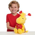 Just Play Peanuts Valentineâs Large Plush Woodstock, Kids Toys for Ages 3 Up, Gifts and Presents from Just Play