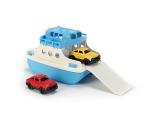 Green Toys Ferry Boat with Mini Cars Bathtub Toy, Blue/White, Standard by Green Toys