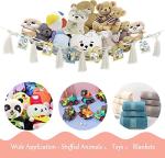 Toys Stuffed Animal Hammock for Kids Room | XL Macrame Plush Animal Net Toy Storage | Corner Toy Macrame Toy Storage Net by OWNERKULA