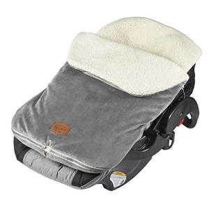 JJ Cole Bundle Me - Original, Baby Bunting Bag, Baby Stroller & Baby Car Seat Cover, Graphite 1 Count (Pack of 1) by TOMY Intl.
