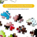 500 Pieces Assorted Cupcake Jigsaw Puzzle for Adults and Kids Big Size Gift Idea from fishwisdom