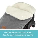 JJ Cole Bundle Me - Original, Baby Bunting Bag, Baby Stroller & Baby Car Seat Cover, Graphite 1 Count (Pack of 1) by TOMY Intl.