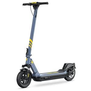 Hurtle Folding Electric Scooter for Adults, 500W 36V Brushless Motor Commuter Escooter with App Control, 10â Honeycomb Tires, 19 MPH Max Speed, E-ABS Front Drum & Rear Disc Brakes, Up to 330 Lbs from Sound Around
