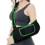 KKOOMI Arm Sling, Arm Sling for Shoulder Injury, Rotator Cuff Pillow, Arm Sling Shoulder Immobilizer, with Adjustable Padded, Shoulder Brace for Women Men, Arm Sling for Wrist Elbow Injury, Women Support Straps for Left&Right (Black, Large/X Large) from S