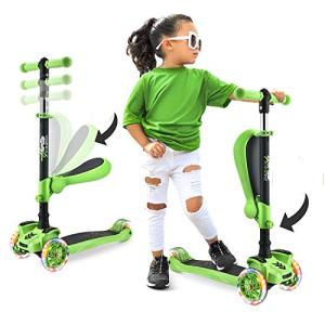 Hurtle 3-Wheeled Scooter for Kids, Green from Hurtle