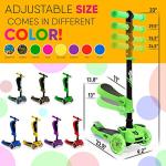 Hurtle 3-Wheeled Scooter for Kids, Green from Hurtle