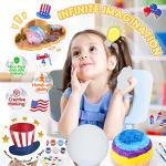 Paint Your Own Moon Lamp Kit, DIY 3D Night Light, with Stand, Paints & Brushes, Arts Crafts for Children to Paint, for Kids Preschool Learning Birthday Christmas Gift Ages 3 4 5 6 7 8 9 10 11 12+ by HAPMARS