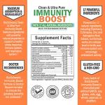 17-in-1 Immunity Boost Supplement with Elderberry, Vitamin C, Echinacea & Zinc - Once Daily Multi-System Immune Defense - Dr. Approved Formula - Supports a Healthy Respiratory System - 90 Capsules by BioSchwartz