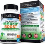 17-in-1 Immunity Boost Supplement with Elderberry, Vitamin C, Echinacea & Zinc - Once Daily Multi-System Immune Defense - Dr. Approved Formula - Supports a Healthy Respiratory System - 90 Capsules by BioSchwartz