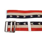 Gait Belt by LiftAid - Stylish Patient Walking and Transfer Belt with Metal Buckle - Assits Nurses, Caregivers, Occupational and Physical Therapy - Washable - 60"L x 2"W (Flag) by EBP Medical