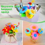 Toys Gifts for 3 4 5 6 Years Old Toddlers Girls Boys, Flower Garden Building Stacking Puzzle Games & Activities, Christmas STEM Learning Educational Birthday Toys for Preschool Kids (156PCS) by Leetous