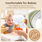 BUNFLEE Baby Bandana Drool Bibs for Boys and Girls - 5 Pack Soft and Absorbent Cotton Baby Bibs for Newborns and Toddlers - Gender Neutral Baby Gifts Idea - Cute Registry for Baby Shower Gifts from 