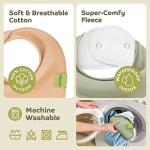 BUNFLEE Baby Bandana Drool Bibs for Boys and Girls - 5 Pack Soft and Absorbent Cotton Baby Bibs for Newborns and Toddlers - Gender Neutral Baby Gifts Idea - Cute Registry for Baby Shower Gifts from 