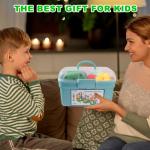 Toys Gifts for 3 4 5 6 Years Old Toddlers Girls Boys, Flower Garden Building Stacking Puzzle Games & Activities, Christmas STEM Learning Educational Birthday Toys for Preschool Kids (156PCS) by Leetous