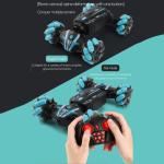 VANLINNY RC Stunt Car,4WD 2.4GHz Remote Control Car for Boys Girls 8-12 with Gesture Sensor,Monster Truck with Lights Spray 360Â° Flips,Double Sided Rotating Off Road Vehicle,Birthday Gift for Kids. from VANLINNY