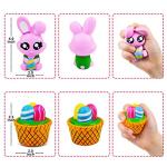 JOYIN 6 Pcs Easter Squishy Toys for Easter Eggs Hunt, Easter Novelty Toys Kids Party Favor, Easter Stress Relief Toy, Easter Basket Stuffers Fillers, Easter Classroom Prize Supplies from Joyin Inc.
