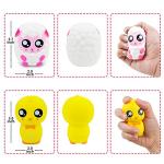 JOYIN 6 Pcs Easter Squishy Toys for Easter Eggs Hunt, Easter Novelty Toys Kids Party Favor, Easter Stress Relief Toy, Easter Basket Stuffers Fillers, Easter Classroom Prize Supplies from Joyin Inc.