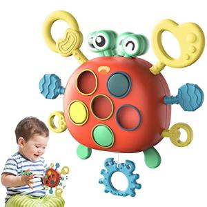 Baby Toys Montessori Toys for 18 Months, Sensory Toys for Toddlers, Infants Toys for 2 3 Year Old Boy Girl Birthday Gifts Pull String Activity Motor Skills for Travel, Kids Toys for Boys Girls Gifts by SHANTOU VIGOR BEAR TOY STRENGTH CO.,LTD