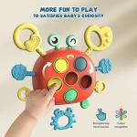 Baby Toys Montessori Toys for 18 Months, Sensory Toys for Toddlers, Infants Toys for 2 3 Year Old Boy Girl Birthday Gifts Pull String Activity Motor Skills for Travel, Kids Toys for Boys Girls Gifts by SHANTOU VIGOR BEAR TOY STRENGTH CO.,LTD