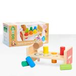 Early Learning Centre Wooden Hammer Bench, Hand Eye Coordination, Stimulates Senses, Toys for 18 Months, Amazon Exclusive, by Just Play by Just Play