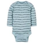Gerber Baby Boy's 6-Pack Long-Sleeve Onesies Bodysuit, Dinosaur Blue, 0-3 Months by Gerber