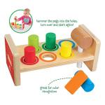 Early Learning Centre Wooden Hammer Bench, Hand Eye Coordination, Stimulates Senses, Toys for 18 Months, Amazon Exclusive, by Just Play by Just Play
