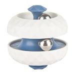 Track Pinball Finger Spinner, Orbit Ball Toy, Fidget Cube Top Spinning Toy, Novelty Beads Track Infinity Cube Stress Relief Balls Creative Sensory Toys Puzzle Games for Kids Children Adults from Qitiieli