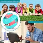 Track Pinball Finger Spinner, Orbit Ball Toy, Fidget Cube Top Spinning Toy, Novelty Beads Track Infinity Cube Stress Relief Balls Creative Sensory Toys Puzzle Games for Kids Children Adults from Qitiieli