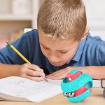 Track Pinball Finger Spinner, Orbit Ball Toy, Fidget Cube Top Spinning Toy, Novelty Beads Track Infinity Cube Stress Relief Balls Creative Sensory Toys Puzzle Games for Kids Children Adults from Qitiieli