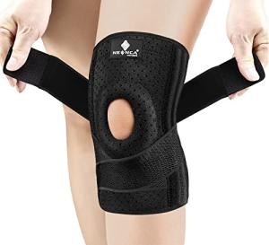 NEENCA Professional Knee Brace for Knee Pain, Adjustable Knee Support with Patella Gel Pad & Side Stabilizers, Medical for Arthritis, Meniscus Tear, Injury Recovery, Pain Relief, ACL,Sports. Men&Women by NEENCA