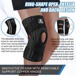 NEENCA Professional Knee Brace for Knee Pain, Adjustable Knee Support with Patella Gel Pad & Side Stabilizers, Medical for Arthritis, Meniscus Tear, Injury Recovery, Pain Relief, ACL,Sports. Men&Women by NEENCA